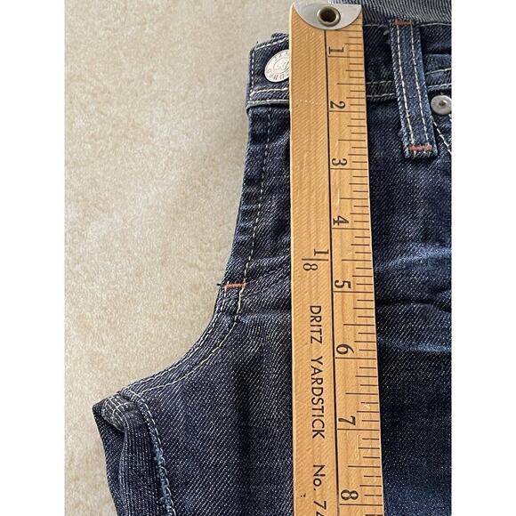 JAMES CURED BY SEUN Dry Aged Denim Womens Size 26 Dark Washed Jeans Low Rise - Picture 9 of 13